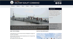 Desktop Screenshot of msc.navy.mil