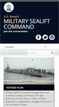 Mobile Screenshot of msc.navy.mil