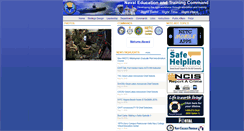 Desktop Screenshot of netc.navy.mil
