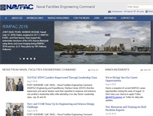 Tablet Screenshot of navfac.navy.mil