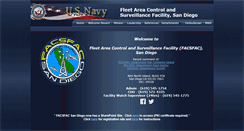 Desktop Screenshot of facsfacsd.navy.mil