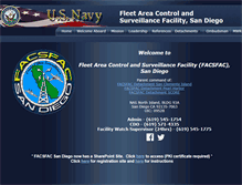 Tablet Screenshot of facsfacsd.navy.mil