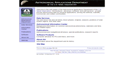 Desktop Screenshot of aa.usno.navy.mil