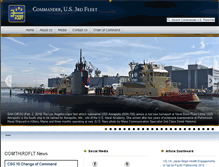 Tablet Screenshot of c3f.navy.mil
