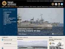 Tablet Screenshot of navy.ie