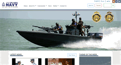Desktop Screenshot of navy.lk